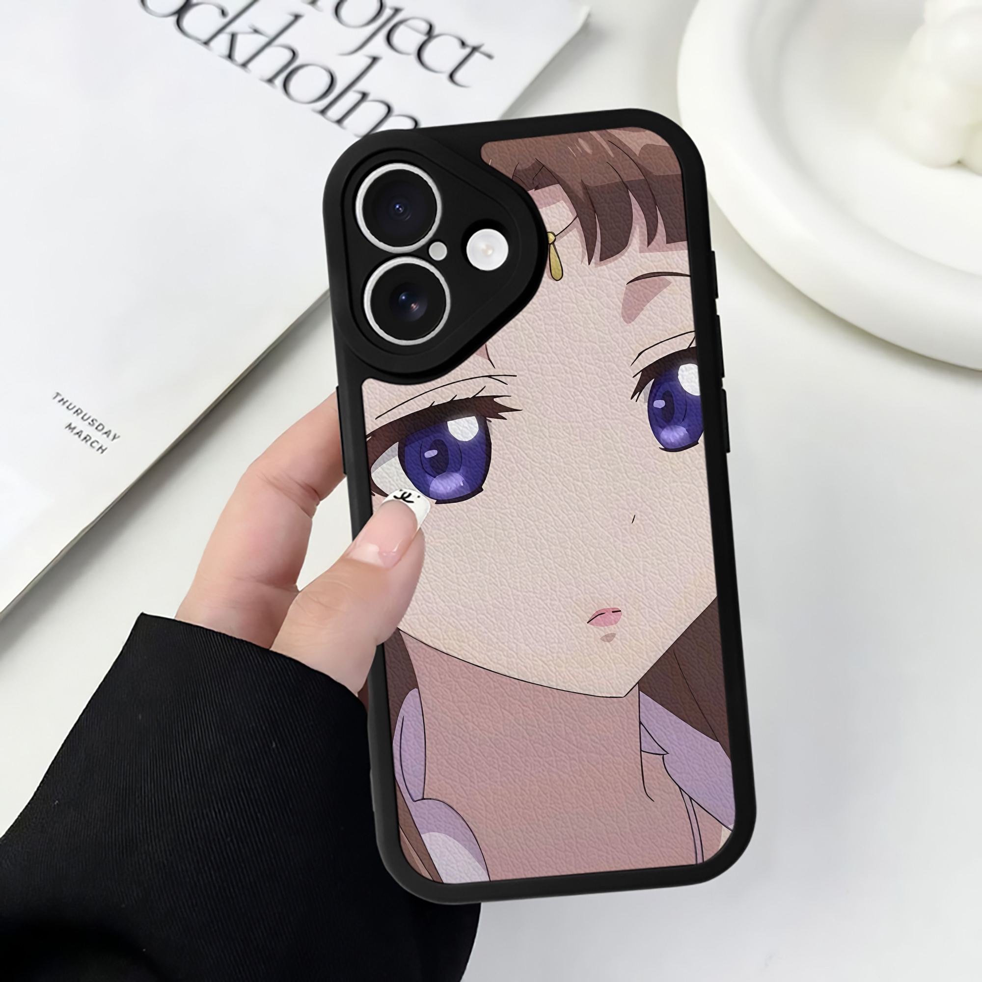 薬屋のひとりごと The Apothecary Diaries 【iPhone 16シリーズ対応】シリコンスマホケース（レザー調） 材質：シリコン